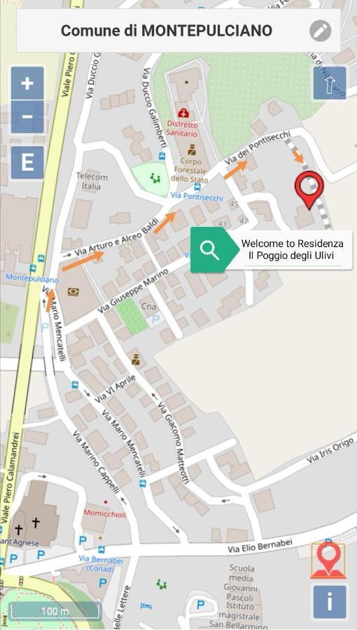 Vila Residenza Al Poggio Degli Ulivi Montepulciano Stazione Exteriér fotografie